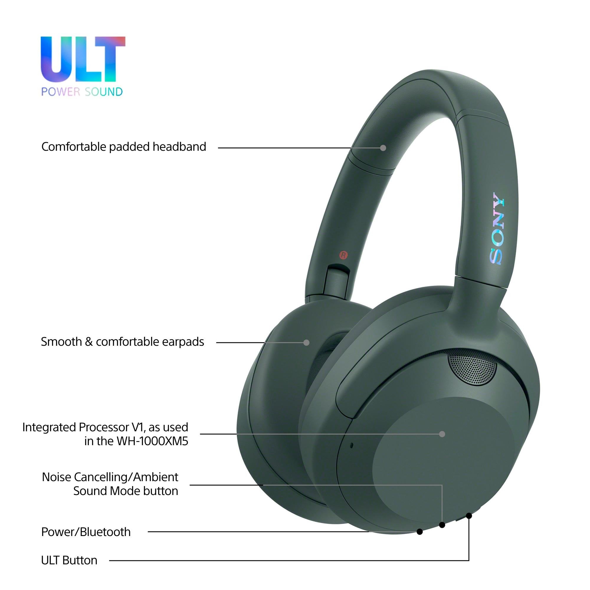 EAN 4548736158382 - Sony WHULT900NH Auriculares Inalámbrico y alámbrico Diadema Llamadas/Música Bluetooth Verde imagen 2