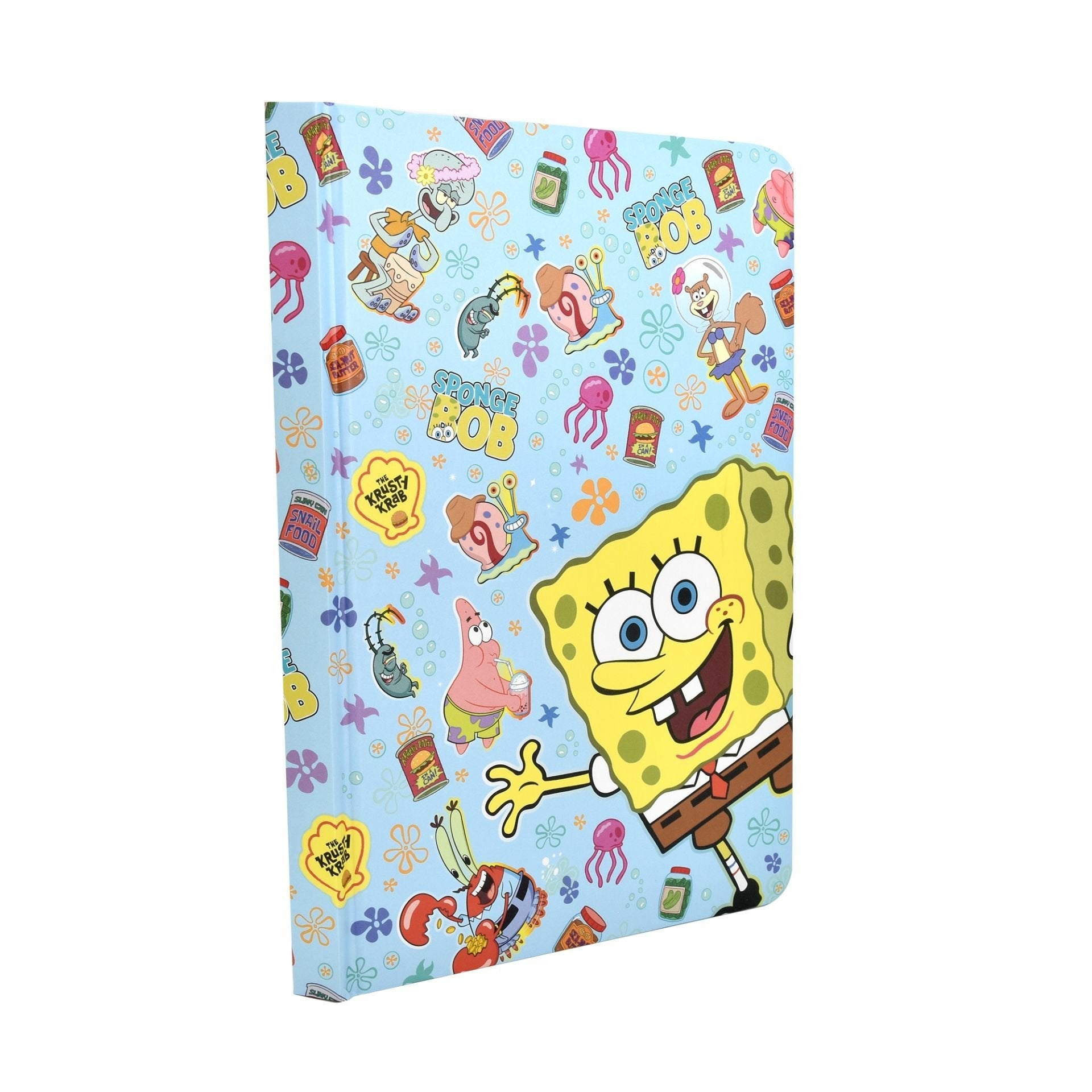 Thumbs Up Spongebob Cuaderno Y Block A5 80 Hojas Azul Claro, Multicolor