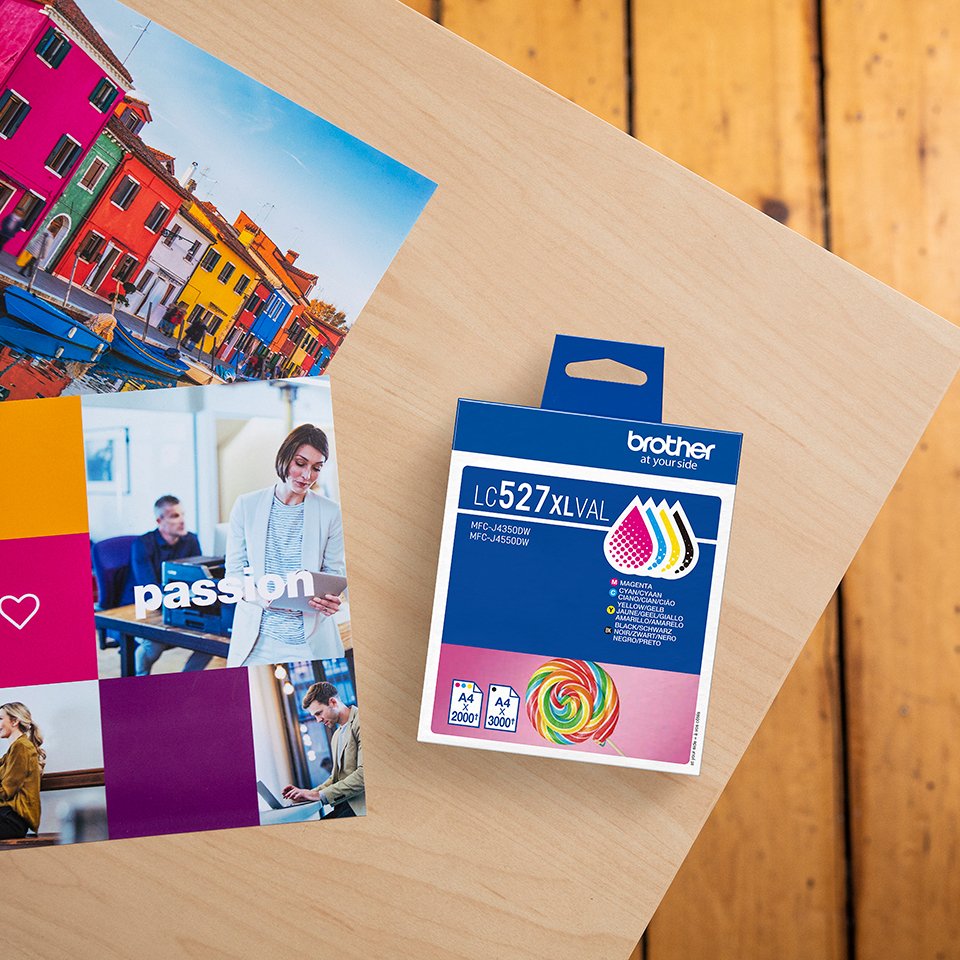EAN 4977766842211 - Brother LC527XLVAL cartucho de tinta 4 pieza(s) Original Alto rendimiento (XL) Negro, Cian, Magenta, Amar imagen 5