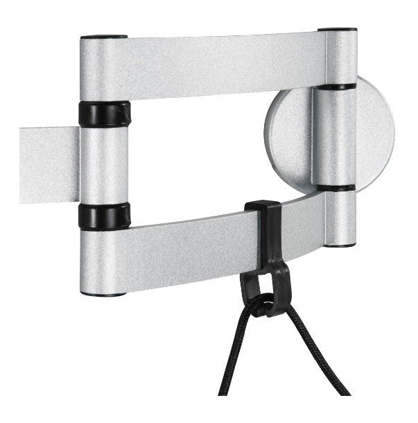 Hama Soporte De Pared Para Tablets De 7 A 11" - Capacidad 1kg - Funcion Rotativa - Aluminio - Negro Y Plata