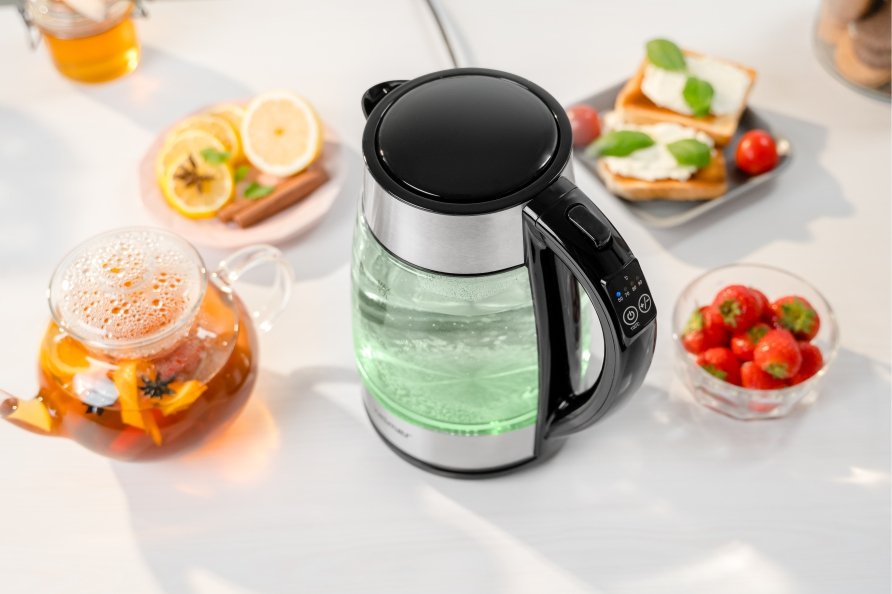 Tetera Zelmer Zck8026 Eléctrica 1,7 L 2200 W Negro, Transparente