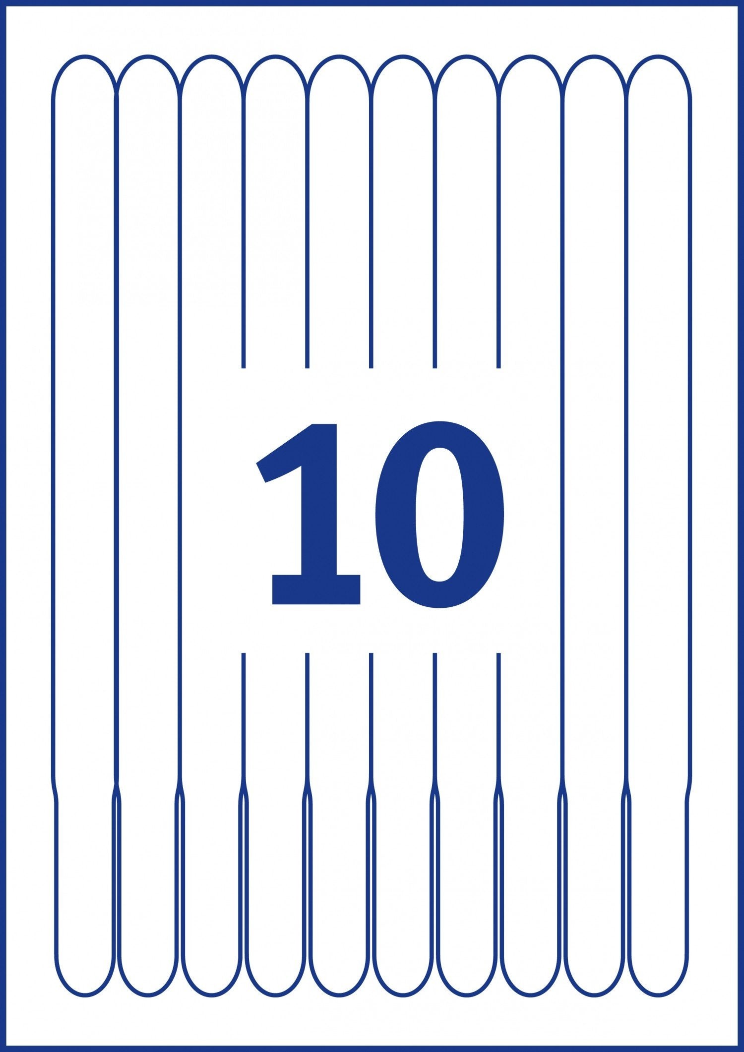 Avery L4000-5 Etiqueta De Impresora Blanco Etiqueta Para Impresora Autoadhesiva