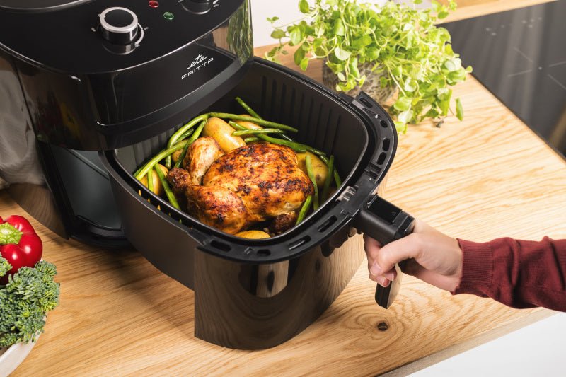 EAN 8590393343720 - Eta Fritta Sencillo 7,2 L Independiente 1800 W Freidora de aire caliente Negro imagen 10