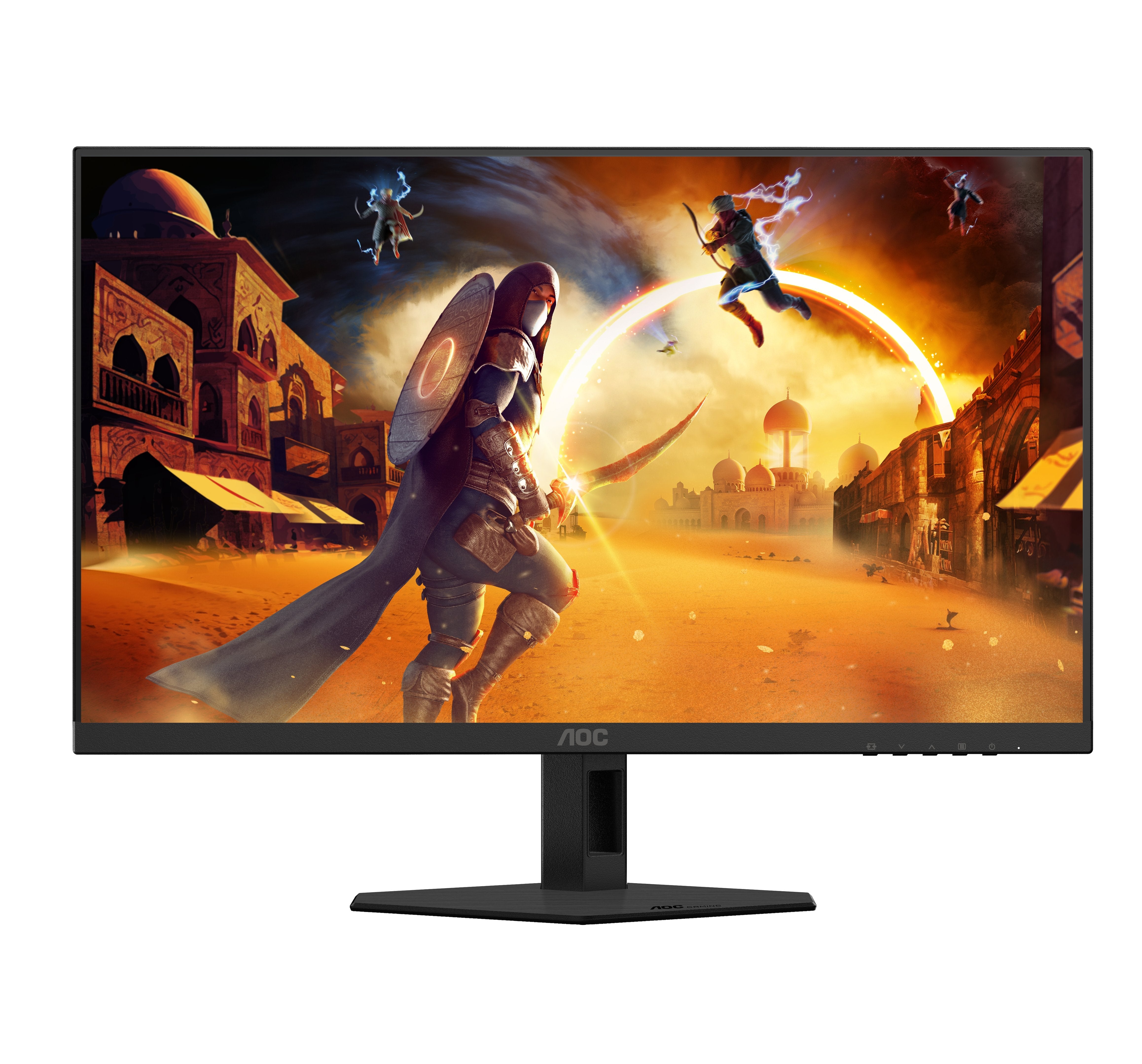 Monitor Gaming Aoc 23.8" Q24g4re 16:09 2xhdmi+Dp Ips Negro-Rojo Q24g4re