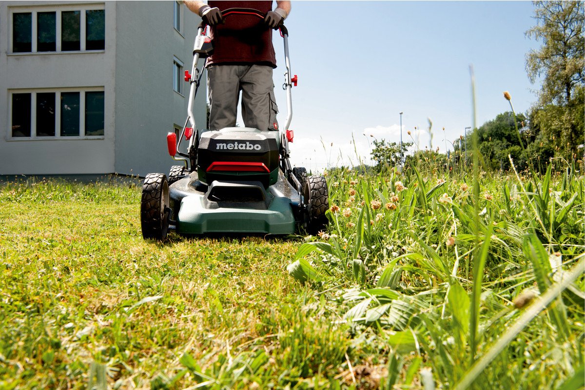 EAN 4061792176690 - Metabo RM 36-18 LTX BL 46 Cortacésped manual Batería Verde imagen 4