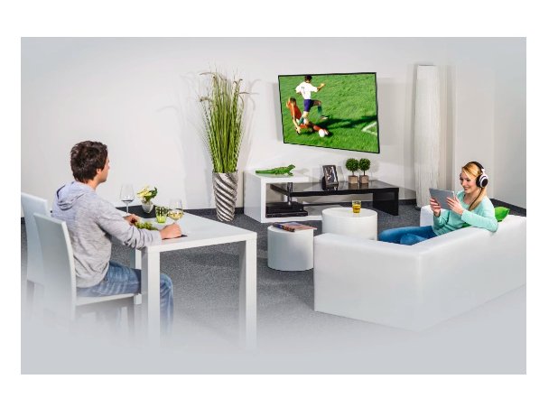 Soporte Mural Televisor, Negro, Doble Brazo Articulado, De 37 A 75 Pulg, Carga Máx. 45 Kg