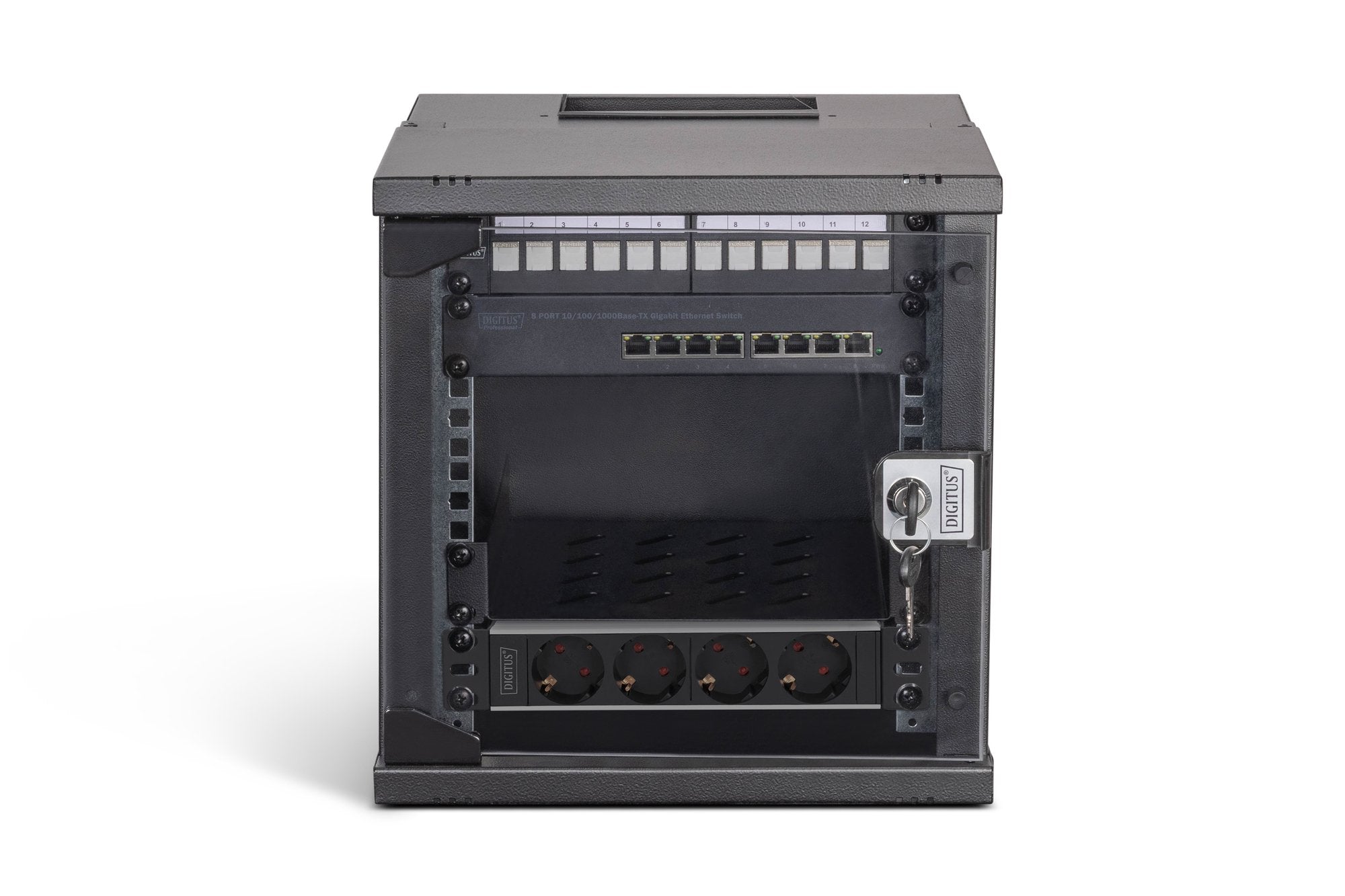 EAN 4016032499466 - Digitus DN-49101-SET armario rack Bastidor de pared Negro imagen 3