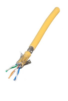 Efb Rohcable Cat.7, S Ftp, Lszh, Gelb, 100m Ring