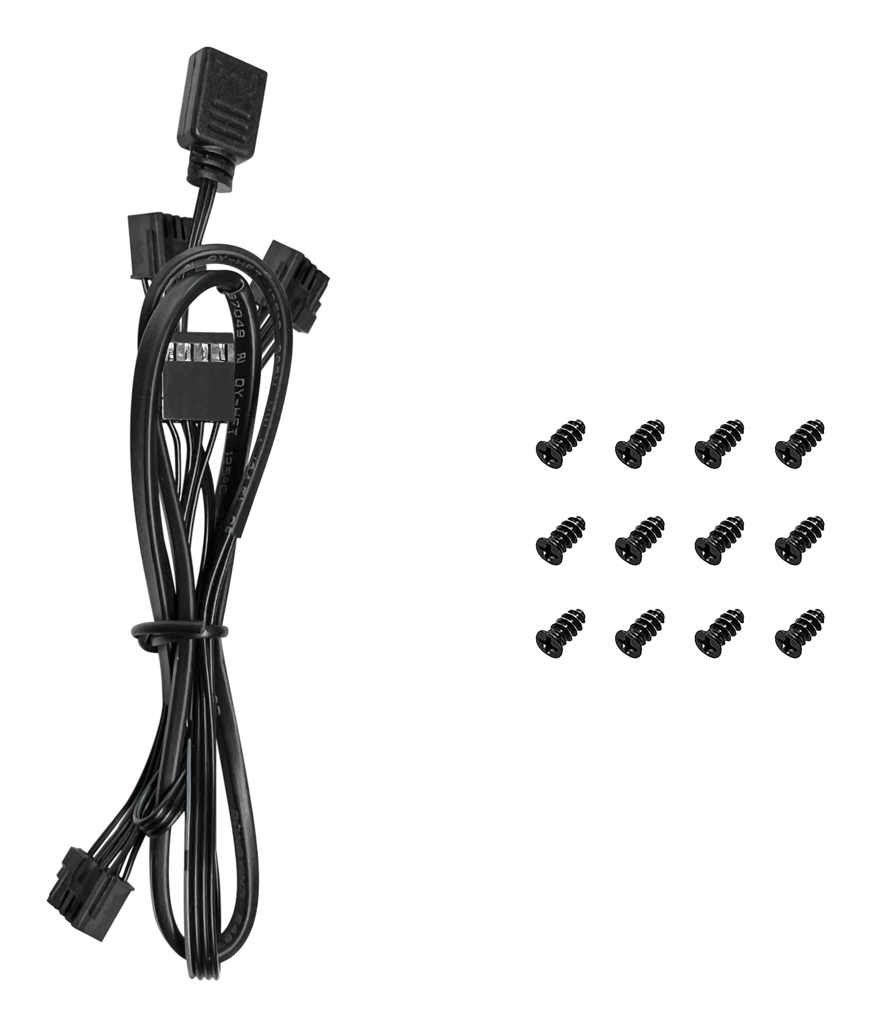 EAN 6933412711087 - DeepCool FL12-3 in 1 Carcasa del ordenador Ventilador 12 cm Negro 3 pieza(s) imagen 7