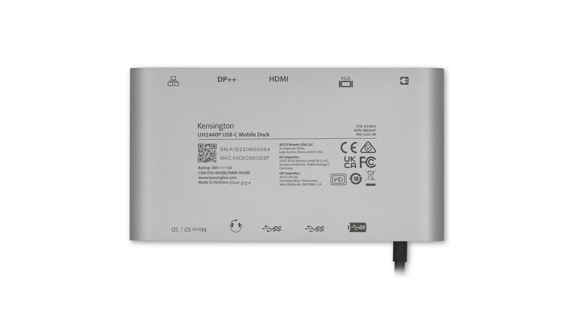 Hub Movil Usb-C Uh1440p