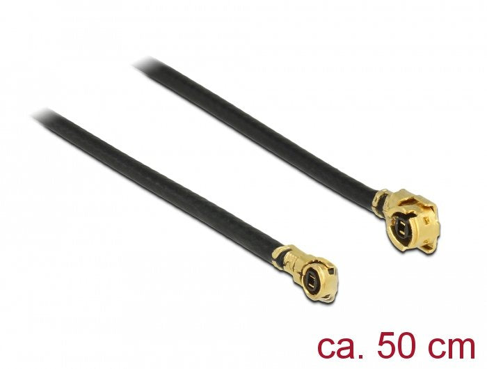 Delock Cable De Antena Mhf® I Macho A Mhf® 4l Macho 1,13 50 Cm
