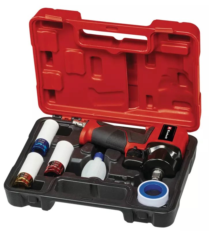 Einhell Pitcher De Aire Comprimido Tc-Pw 610 Compact Black/Red, Lösemorent 610 Nm, 1/2 ", Incluyendo 3 Pines, Maletas 4138965