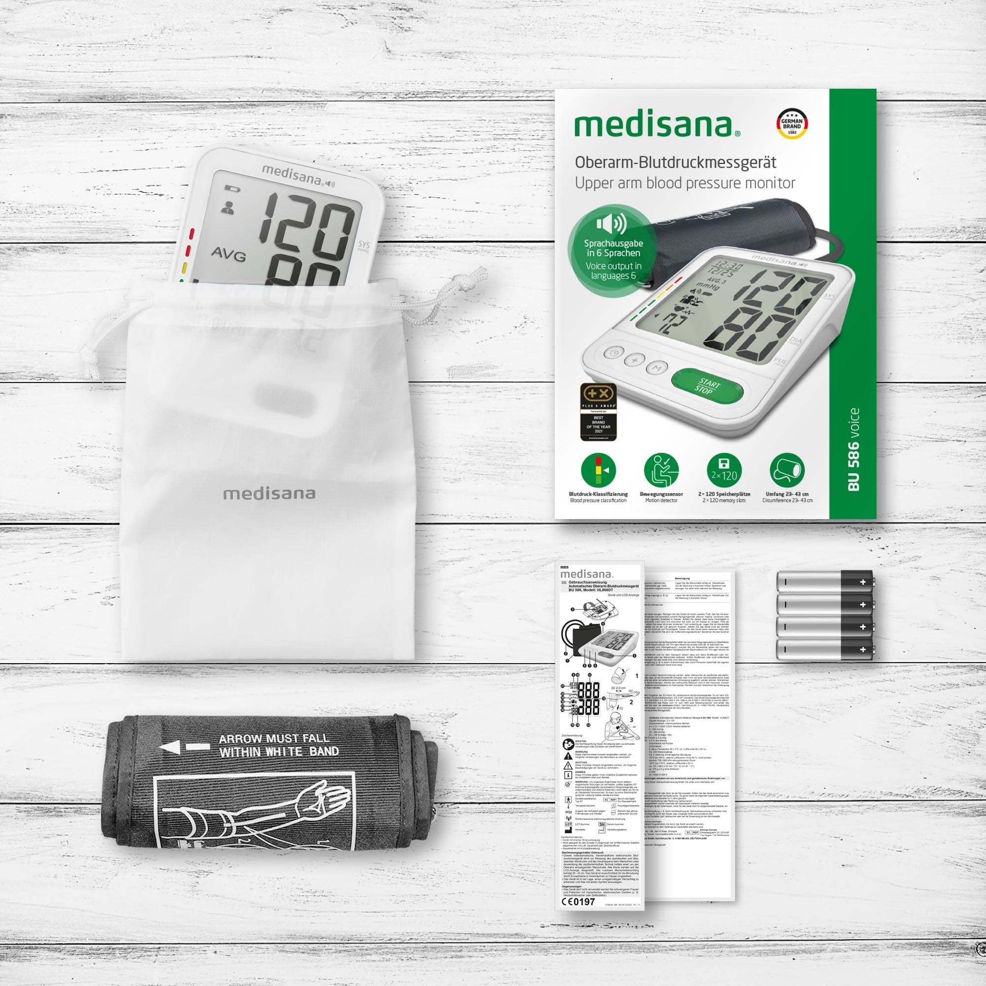 EAN 4015588515866 - Medisana BU 586 Antebrazo Automático 2 usuario(s) imagen 4