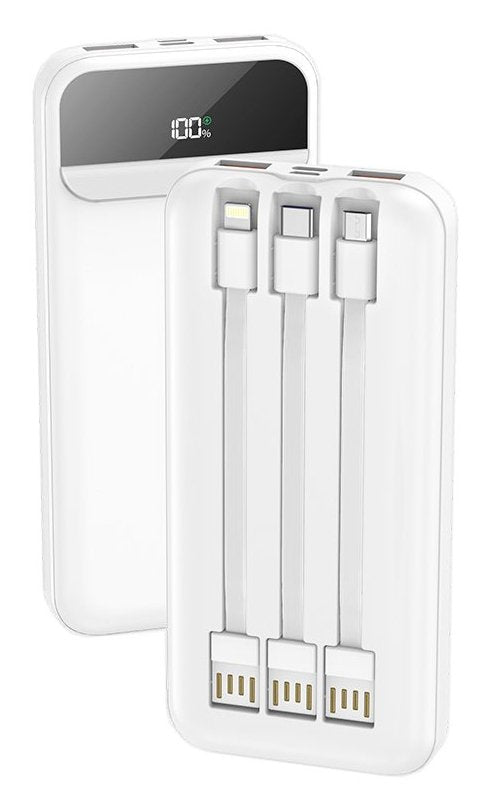 Cool Batera Externa Power Bank 10.000 Mah Carga Rpida 22.5w (3 Cable