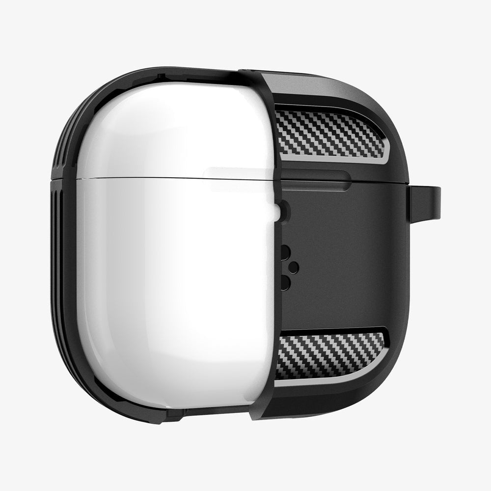 Spigen Rugged Armor Apple Airpods 4 Matte Black