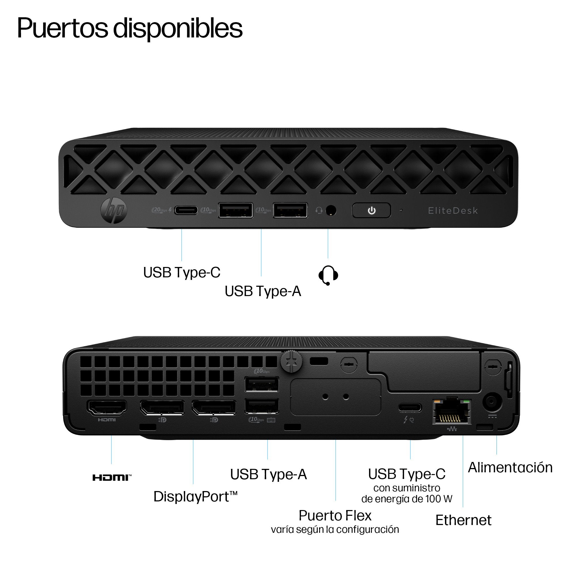 Mini Pc Hp Elitedesk 8 Mini G1i Desktop U5 235 16 Gb 512 Gb W11 Pro