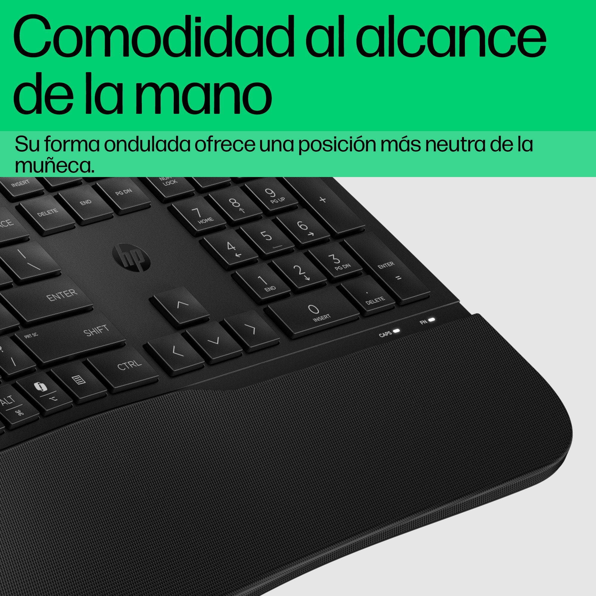 EAN 197498232454 - HP 480 Comfort Wired Keyboard teclado Hogar USB Negro imagen 6