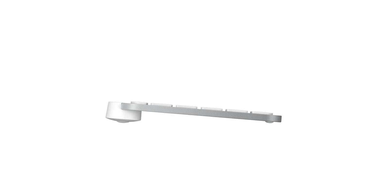 Teclado Portugués Logitech Mx Keys S Rf Wireless + Bluetooth Aluminio, Blanco