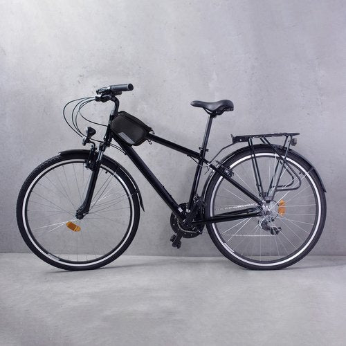Wozinsky Wbb7bk Bolsa De Bicicleta Para Cuadro + Funda De Teléfono Desmontable Negro