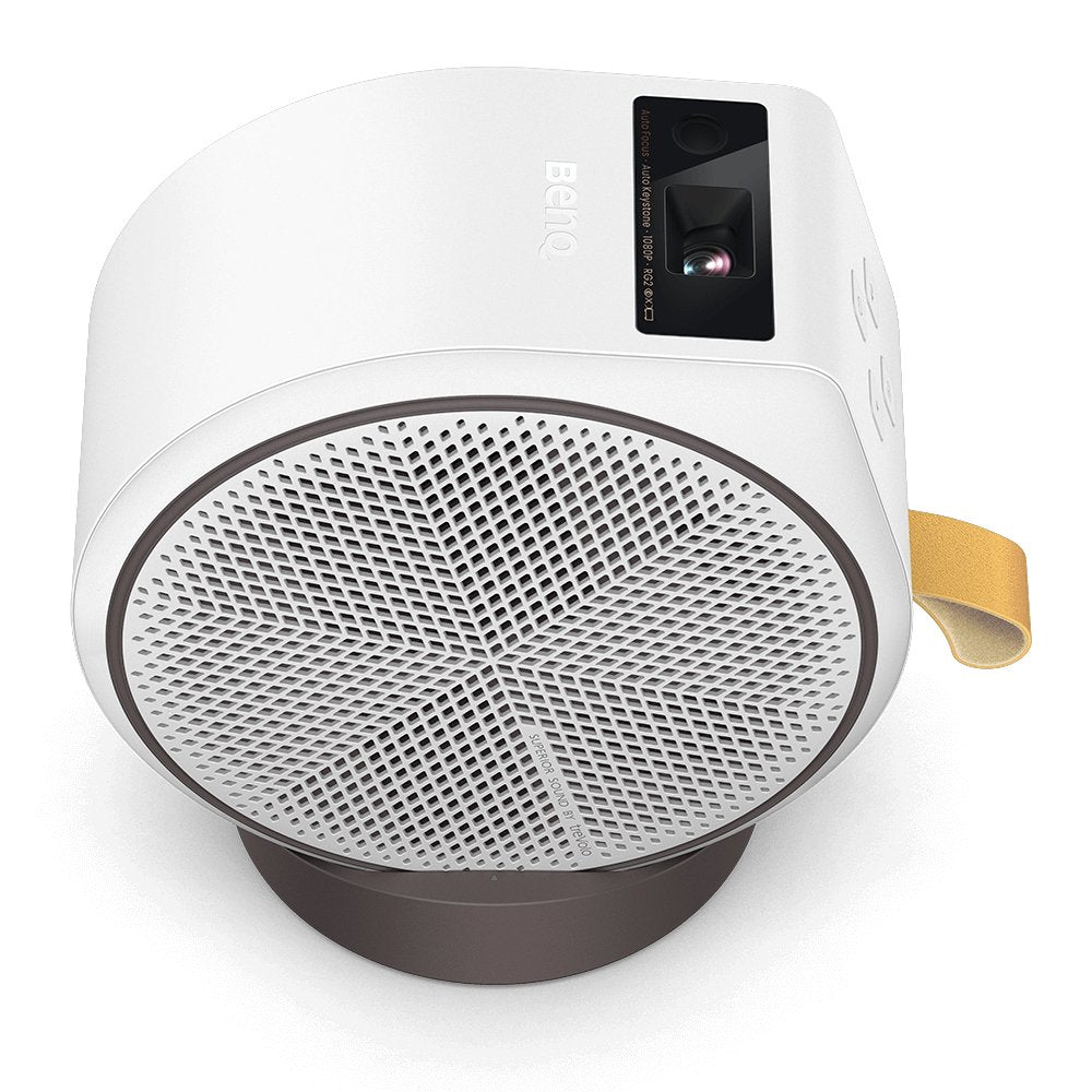 Benq Proyector Gv31 (9h.Js877.59e) 300lm, 1080p, Rec709, Tr 1.2, 16w Trevolo Chamber Speaker (2.1 Ch), 135 Degree Rotated Lens, Usb-Type-C, Built-In Battery, Drop Proof, Atv Qs02