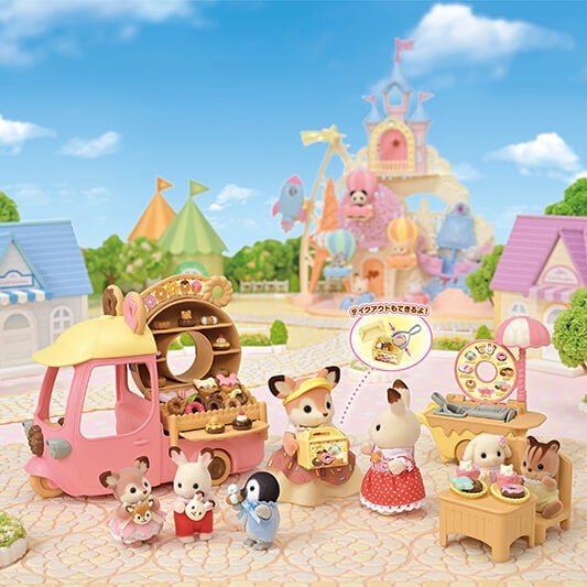Epoch Sylvanian Families - Donut Carro Con Figur 5808