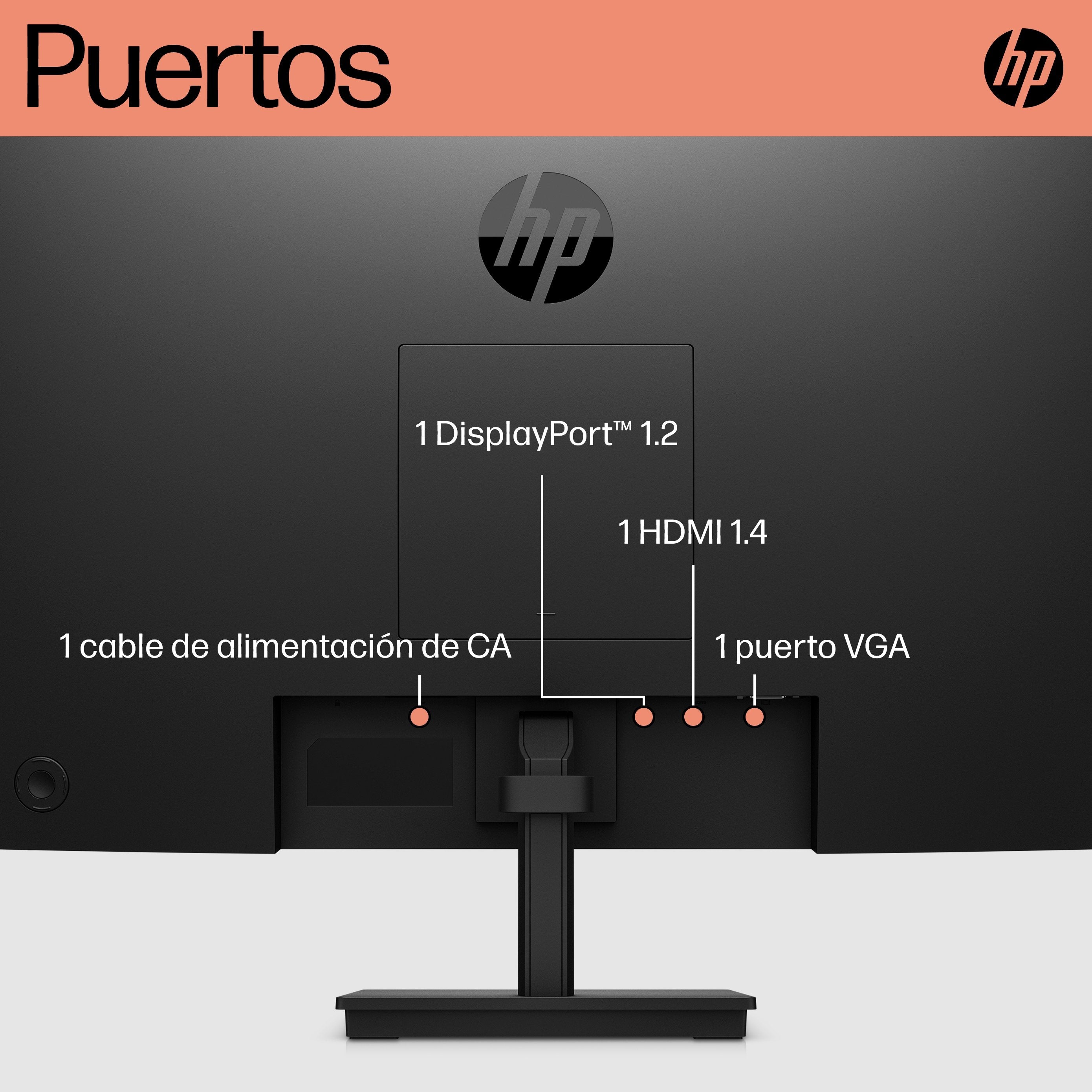 Monitor Hp P24 G5 60,5 Cm (23.8") 1920 X 1080 Pixeles Full Hd Lcd Negro