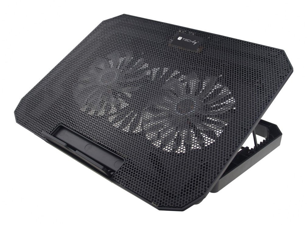 EAN 8059018368734 - Techly ICOOL-CP11TY soporte para ordenador portátil Negro 43,2 cm (17") imagen 2