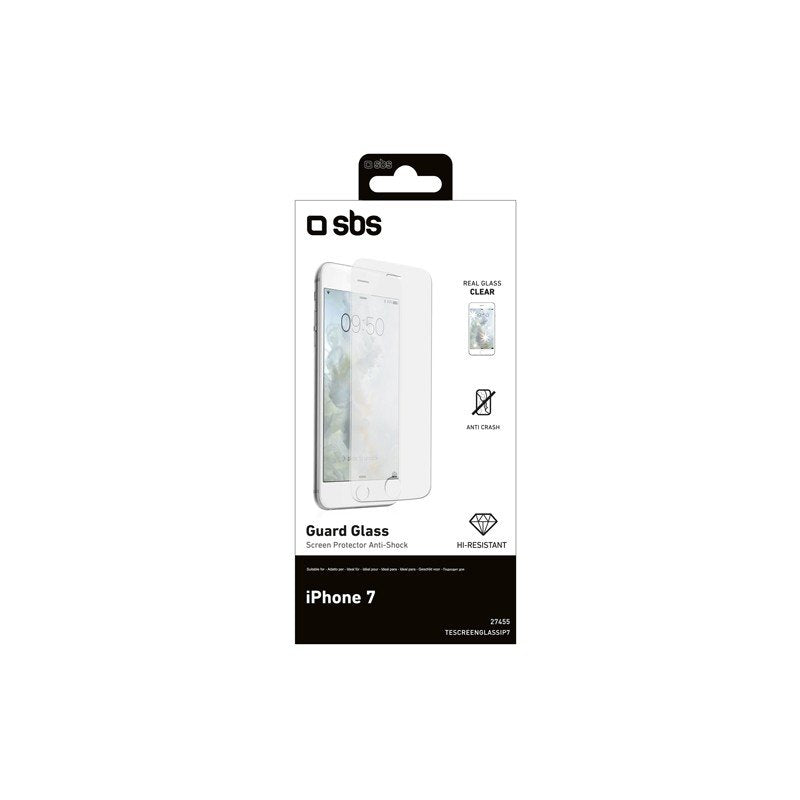 Sbs Tescreenglassip7 Mobile Phone Screen/Back Protector Protector De Pantalla Apple 1 Pieza(S)