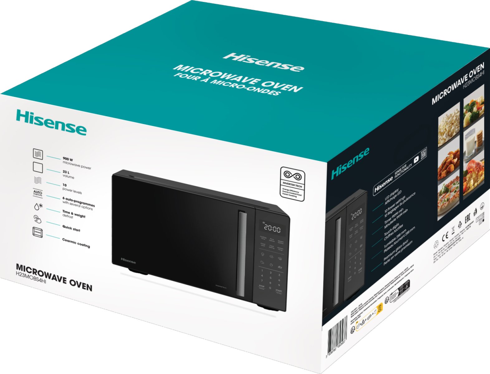 Hisense H23mobs4hi Mikrowelle Schwarz