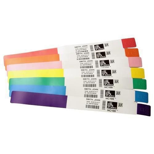 Zebra Z-Band Splash Verde Etiqueta Para Impresora Autoadhesiva