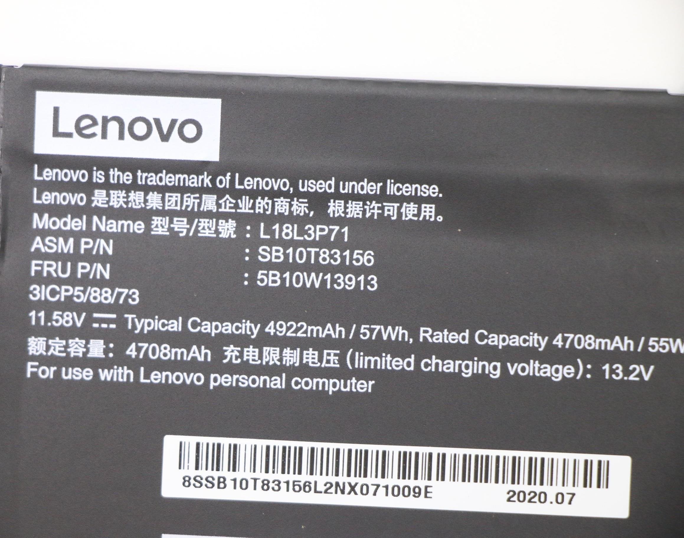 EAN 5704174656876 - Lenovo 5B10W13913 refacción para laptop Batería imagen 5