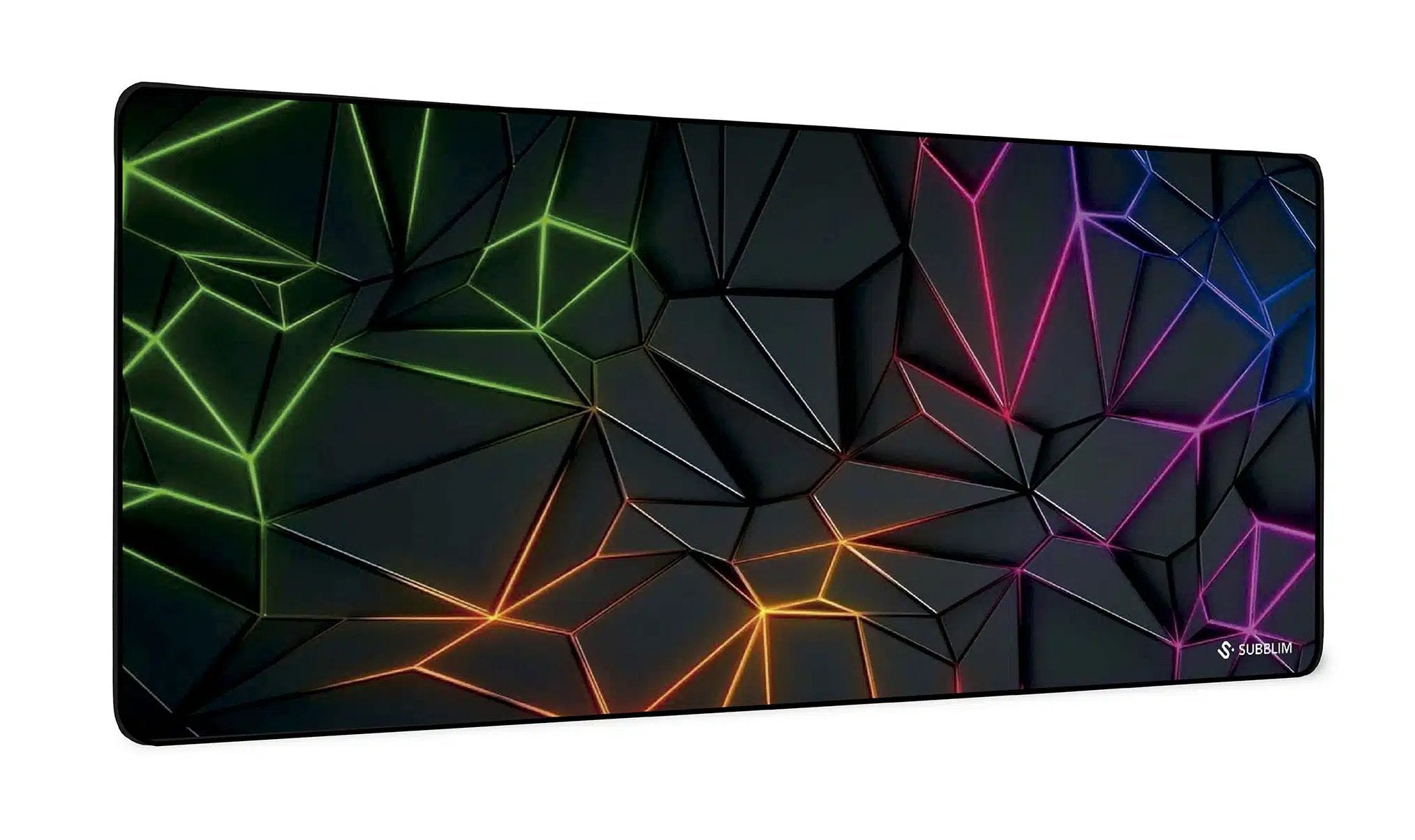 EAN 8436586743673 - SUBBLIM Neon Obsidian XL Alfombrilla de ratón para juegos Negro, Multicolor imagen 1