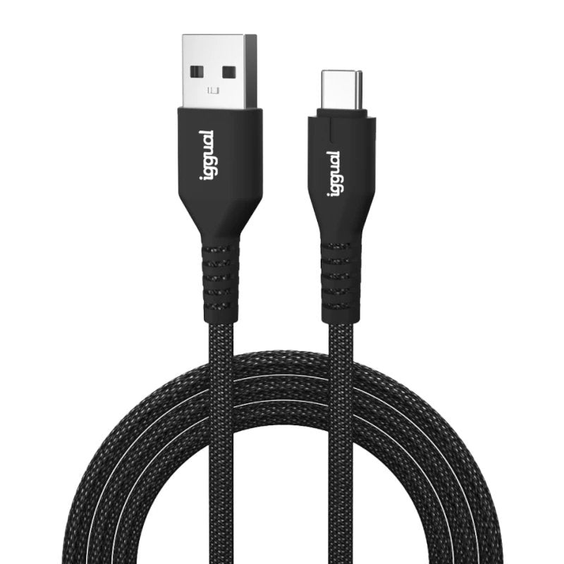 EAN 8435364319888 - iggual IGG319888 cable USB 1 m USB A USB C Negro imagen 1