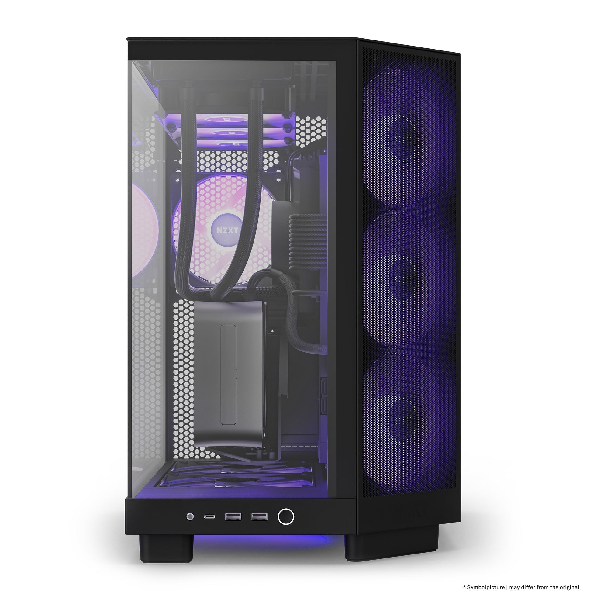 EAN 5056547204079 - NZXT H6 Flow RGB Midi Tower Negro imagen 3