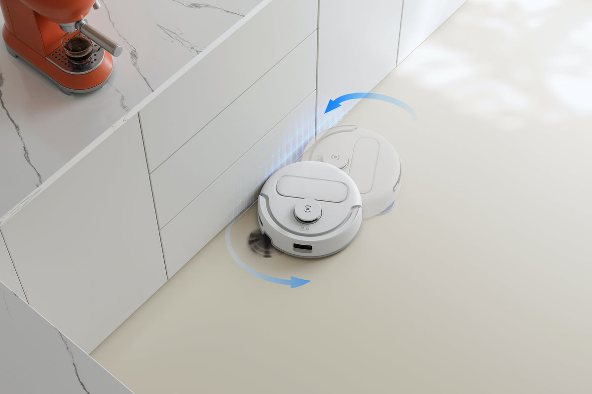 Ecovacs Deebot Mini 2 Vacuum Cleaner,Robot,Wet&Dry,Compact Design,White+Auto-Empty Station