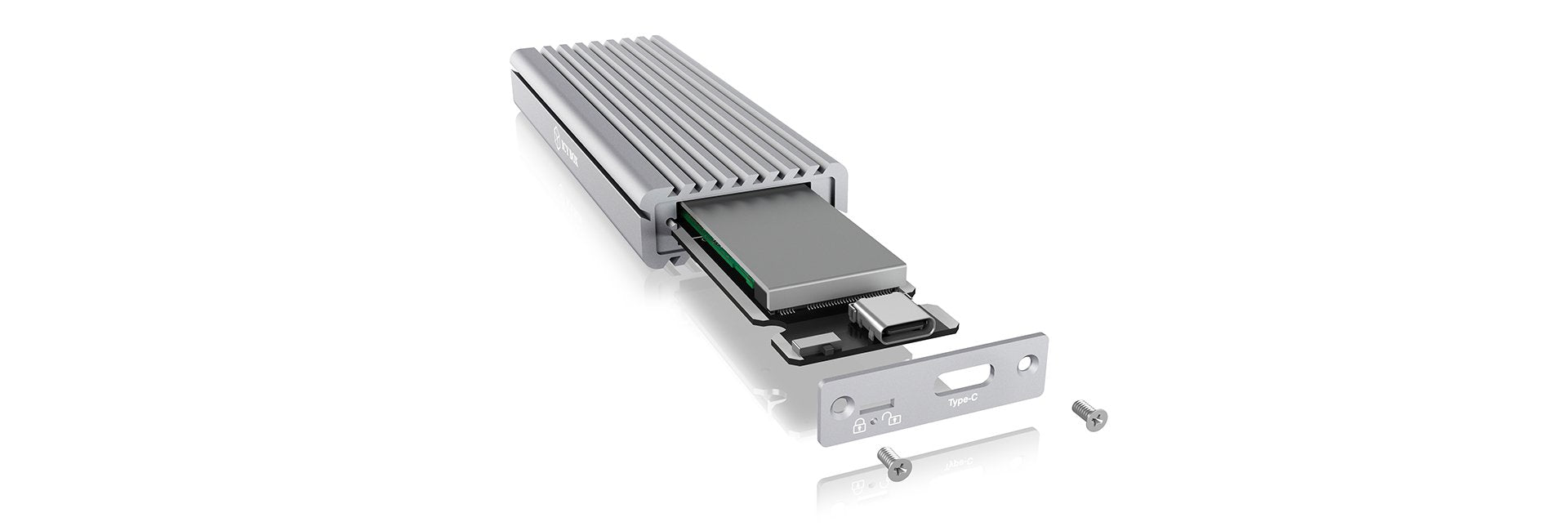 EAN 4250078169536 - ICY BOX IB-1817Ma-C31 Caja externa para unidad de estado sólido (SSD) Plata M.2 imagen 4