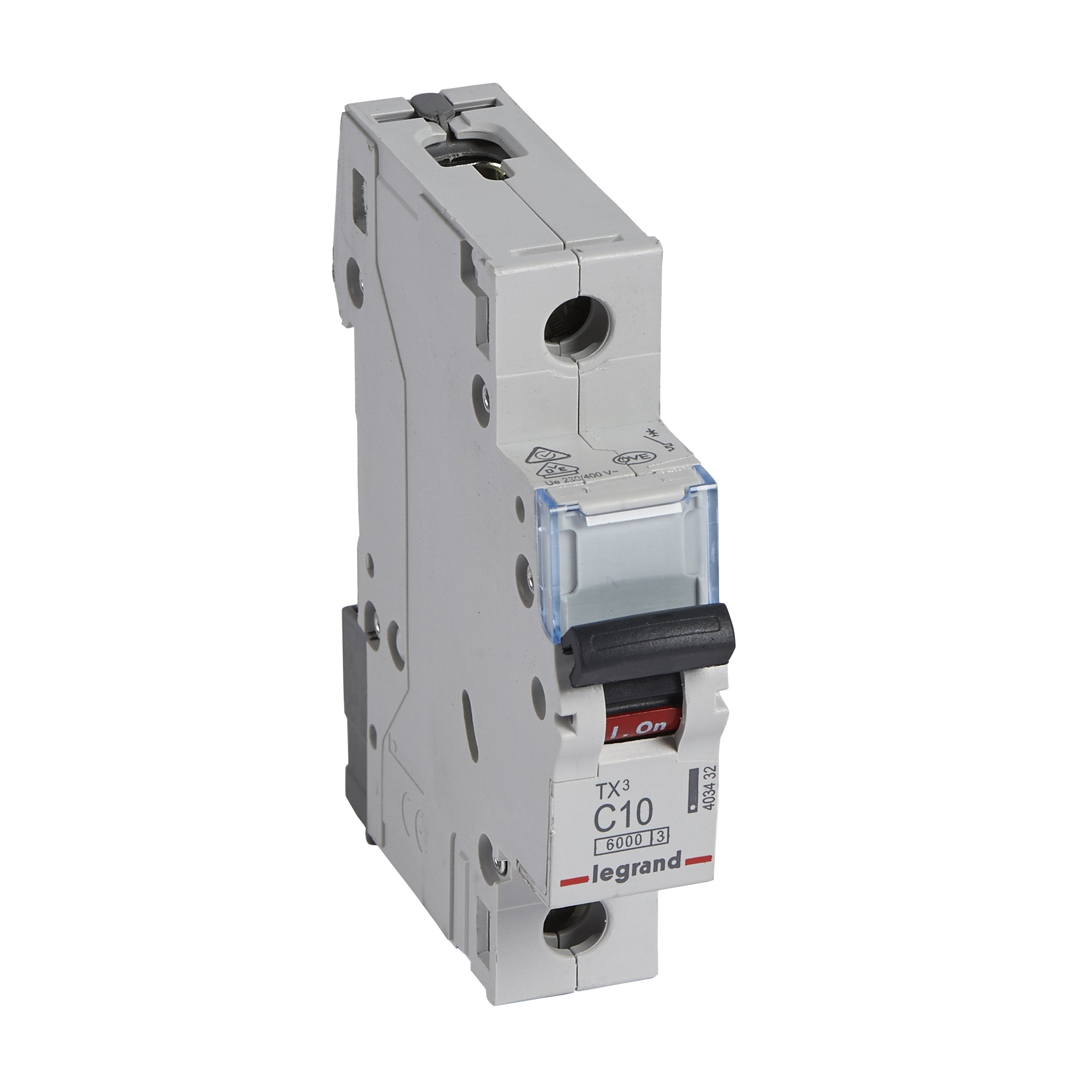 Legrand 403432 Tx3 Ls-Schalter C 10a 1-Polig 6ka 230 400vac 1te