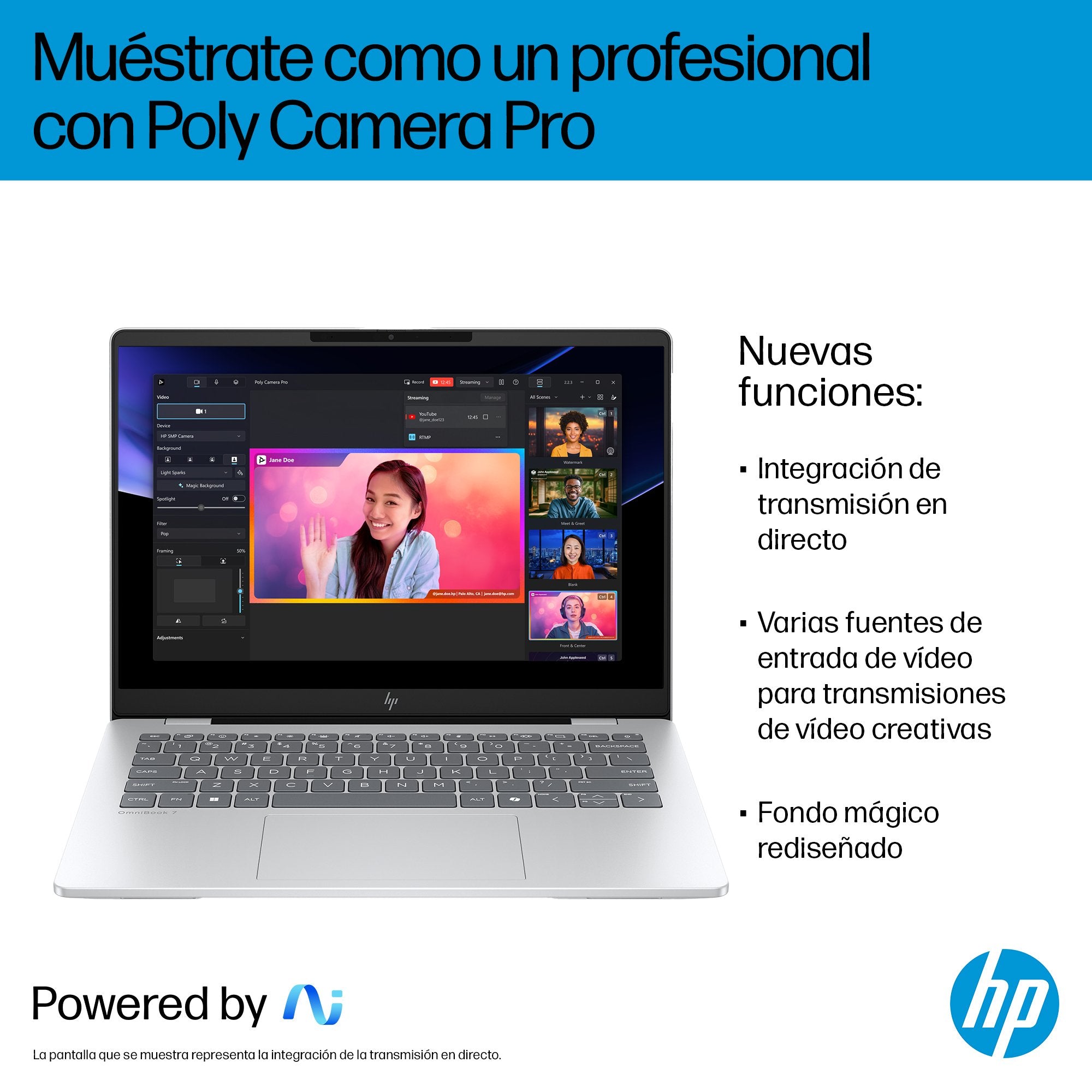 EAN 0199251188046 - HP OmniBook 7 AI 14-fr0014ns Intel Core Ultra 7 255H Portátil 35,6 cm (14") 2K 32 GB LPDDR5-SDRAM 1 TB SS imagen 9