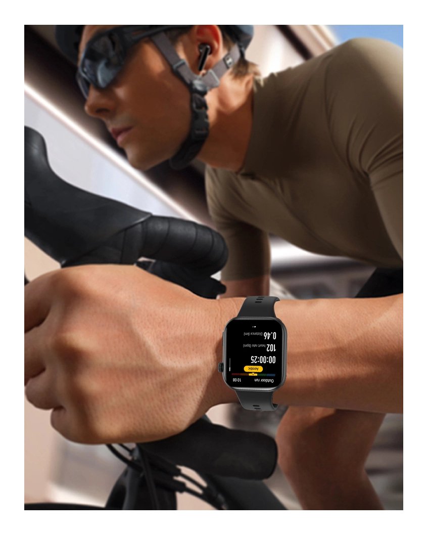 EAN 6977887510127 - Honor InfoWear Watch 2i 4,7 cm (1.85") AMOLED 49.7 mm Digital 390 x 450 Pixeles Pantalla táctil Negro imagen 3