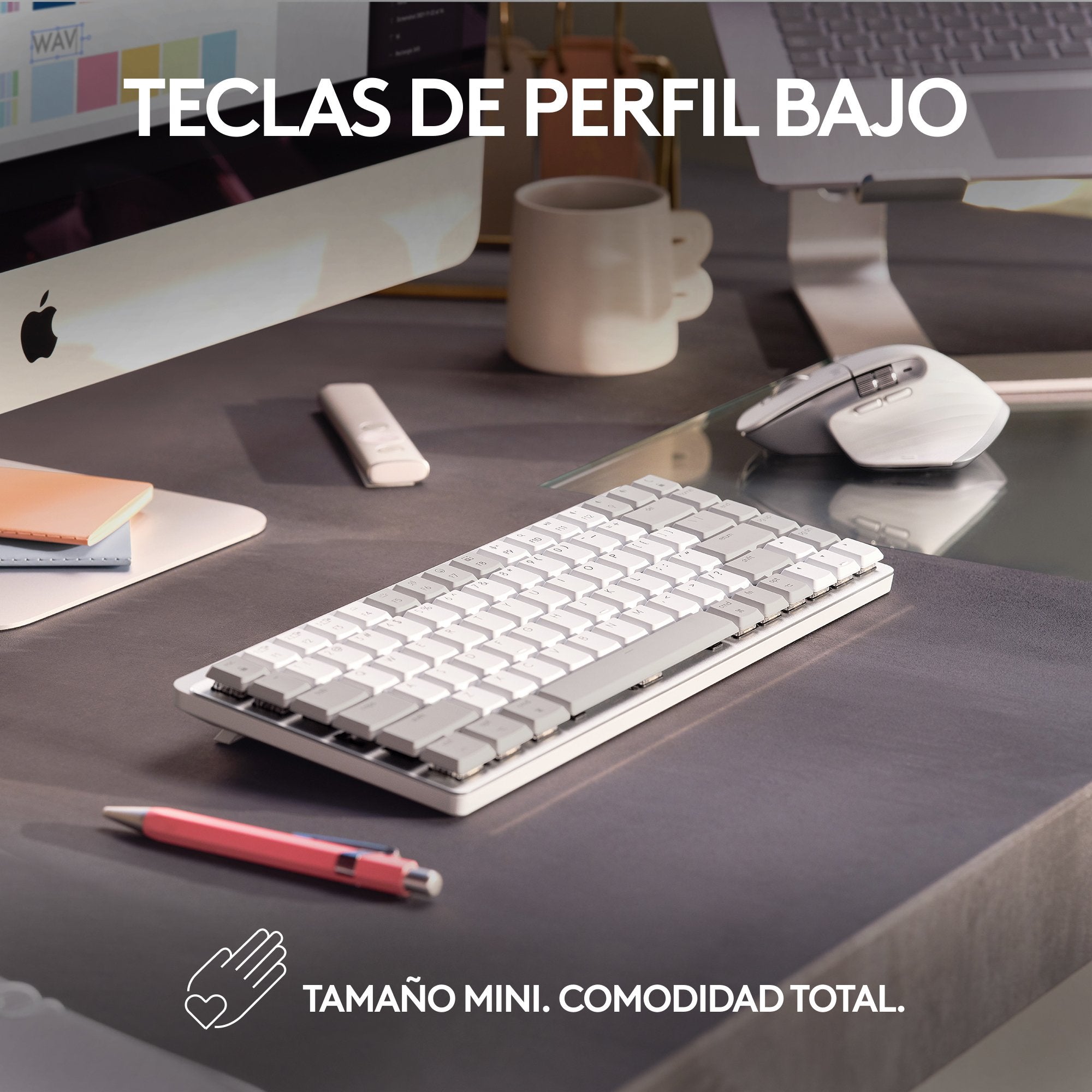 EAN 5099206103306 - Logitech Master 920-010799 teclado Oficina RF Wireless + Bluetooth QWERTY Internacional de EE.UU. Gris imagen 5