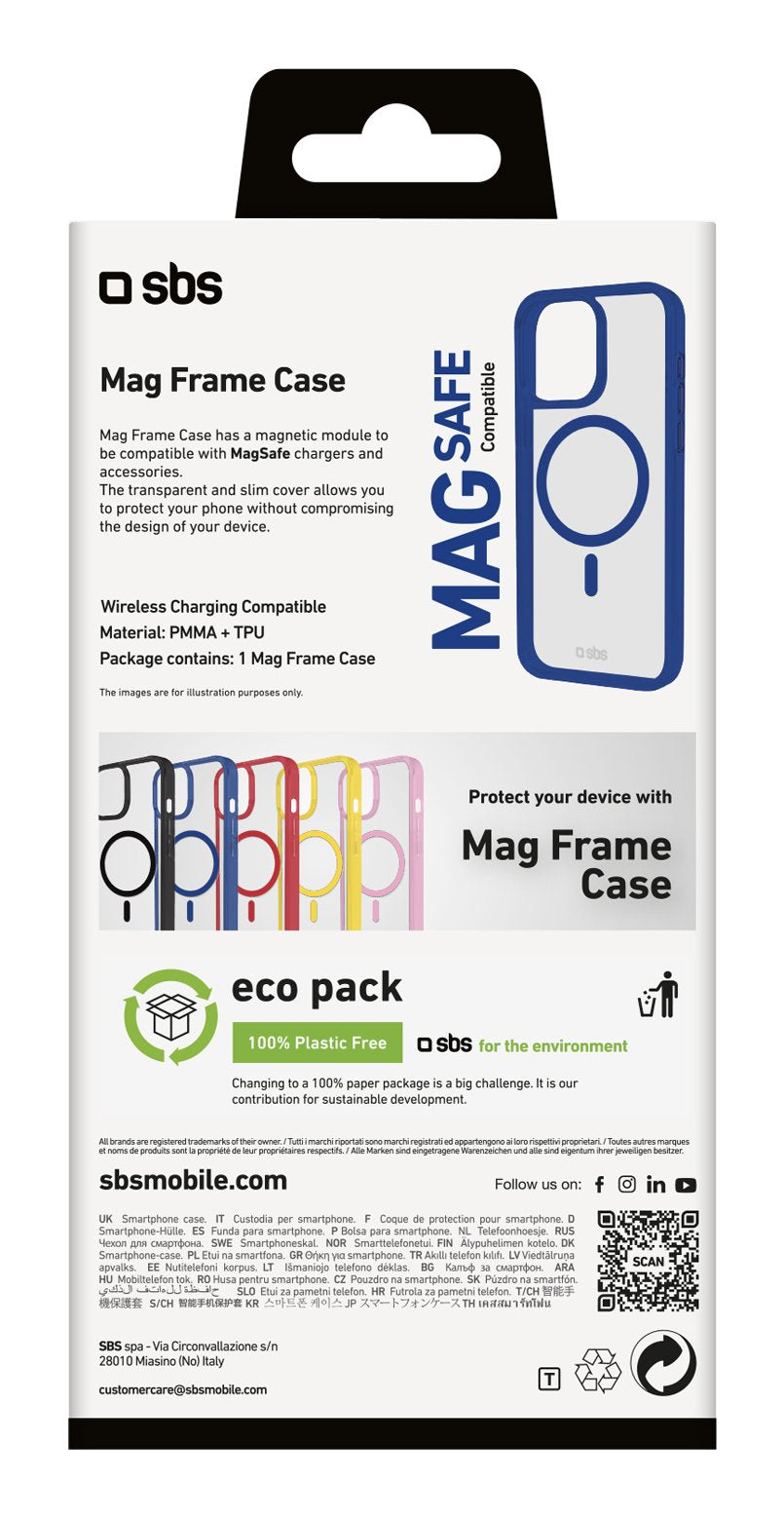 Sbs Magframe Case Iphone 16 Pro Blau