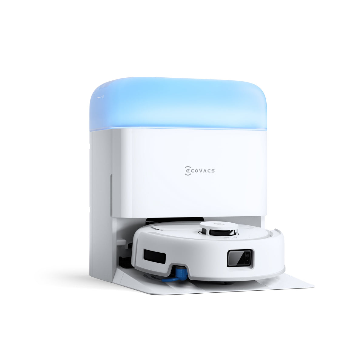 Ecovacs Deebot Mini 2 Vacuum Cleaner,Robot,Wet&Dry,Compact Design,White+Auto-Empty Station