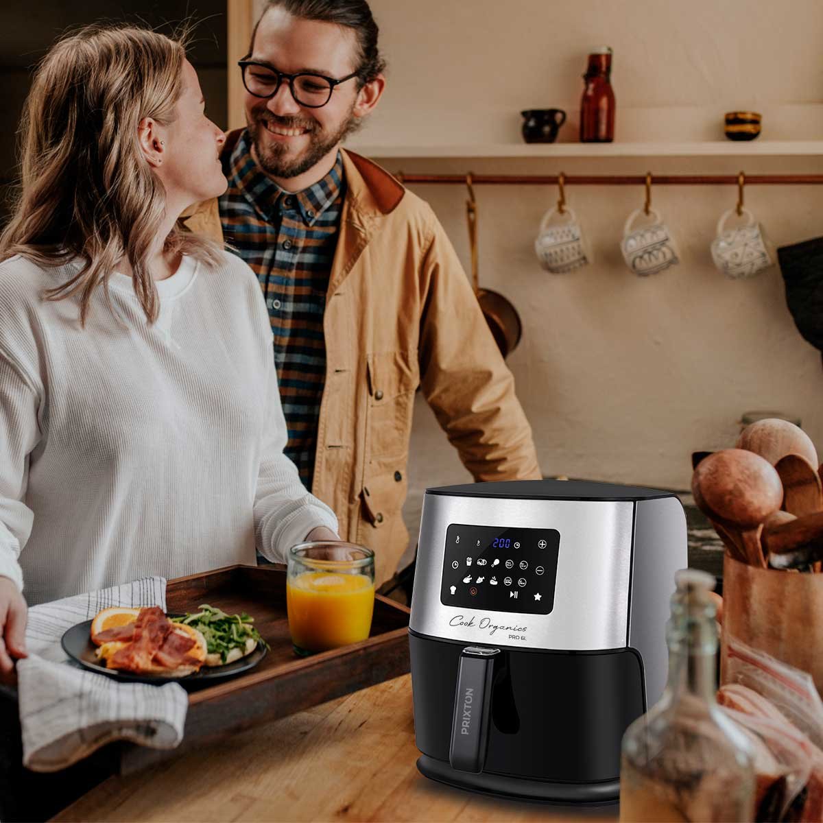 Freidora Prixton Cook Organics 6l