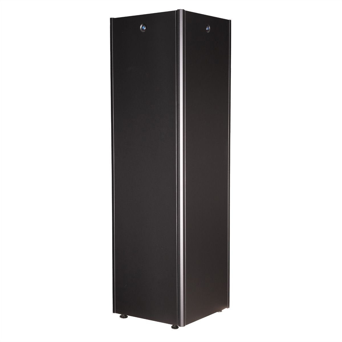 Roline 19-Zoll Netzwerkschrank Basic 42 He, 600x600 Bxt Glastr Schwarz