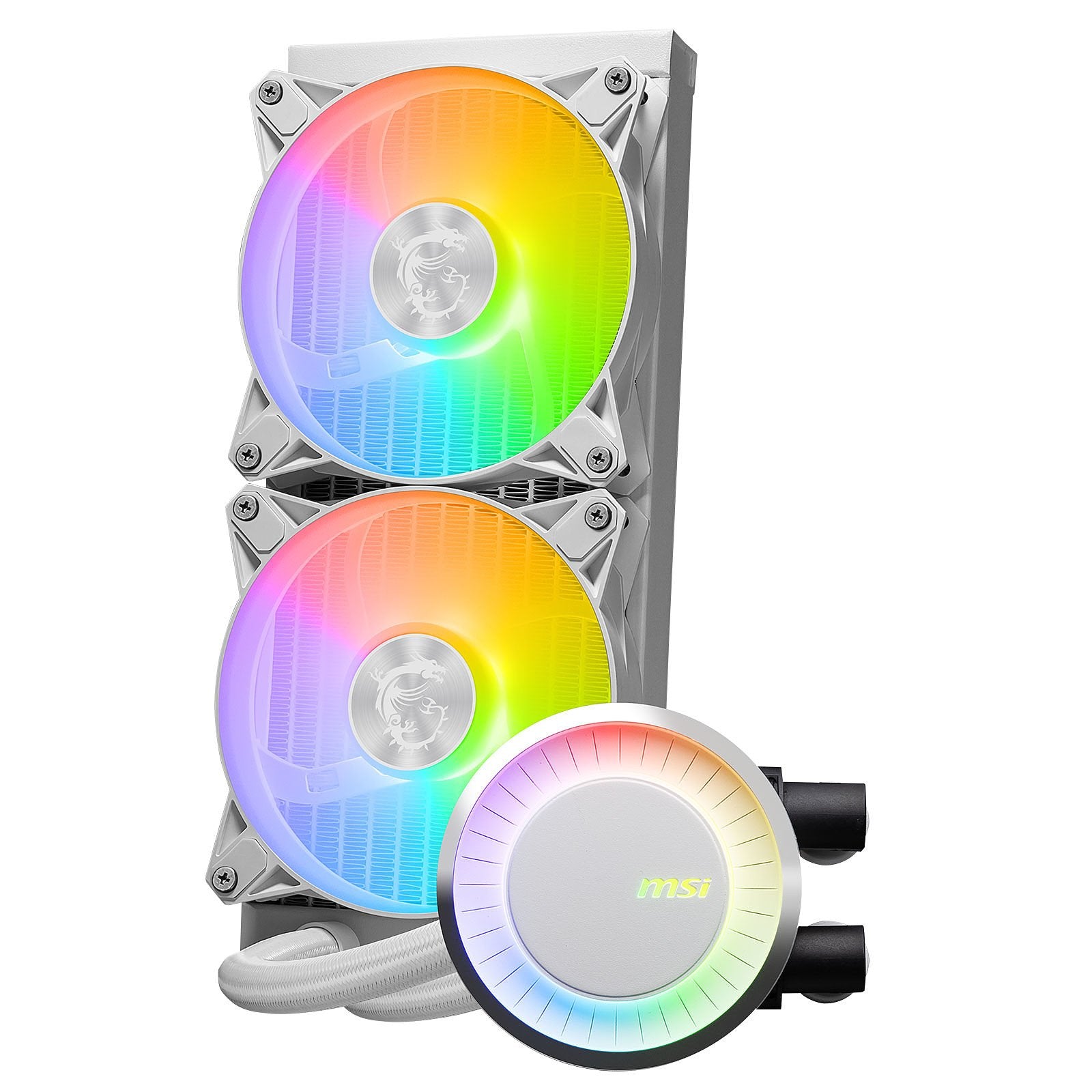 EAN 4711377124140 - MSI MAG Coreliquid E240 WHITE Placa base, Procesador Kit de refrigeración líquida 12 cm Blanco imagen 2