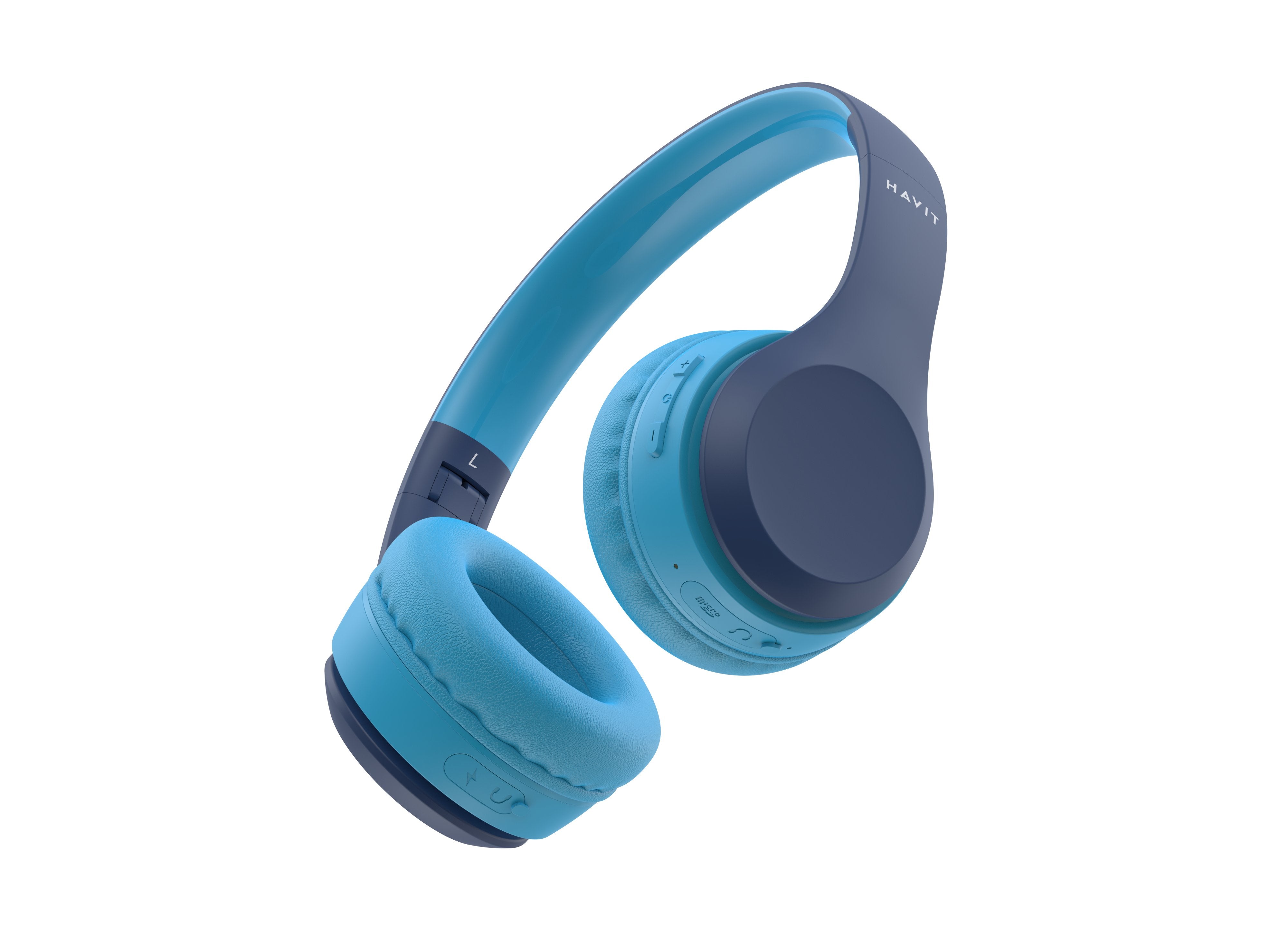 Havit H626bt - Auriculares Inalámbricos Bluetooth Para Niños (Azul)