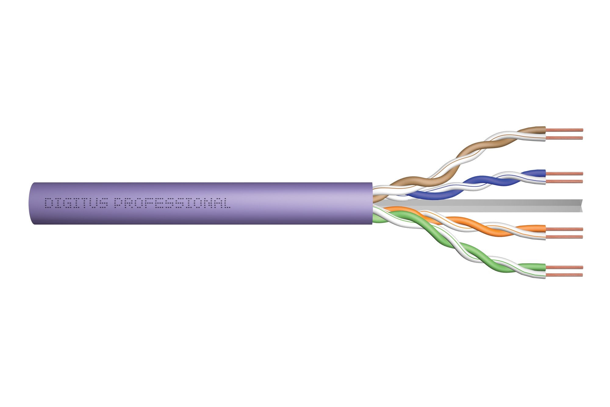 Digitus Cat 6 U-Utp Installation Cable Raw Length 100m Paper Box Lsoh Awg23 Simplex
