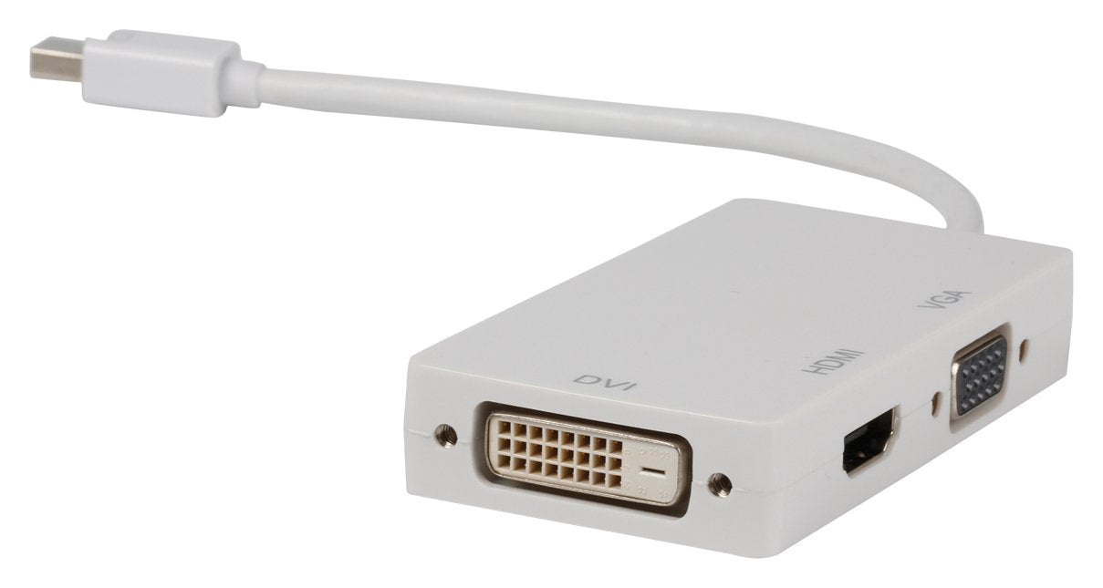 Adaptador Mini Display Port M - Dvi+Vga-Hdmi Hembra