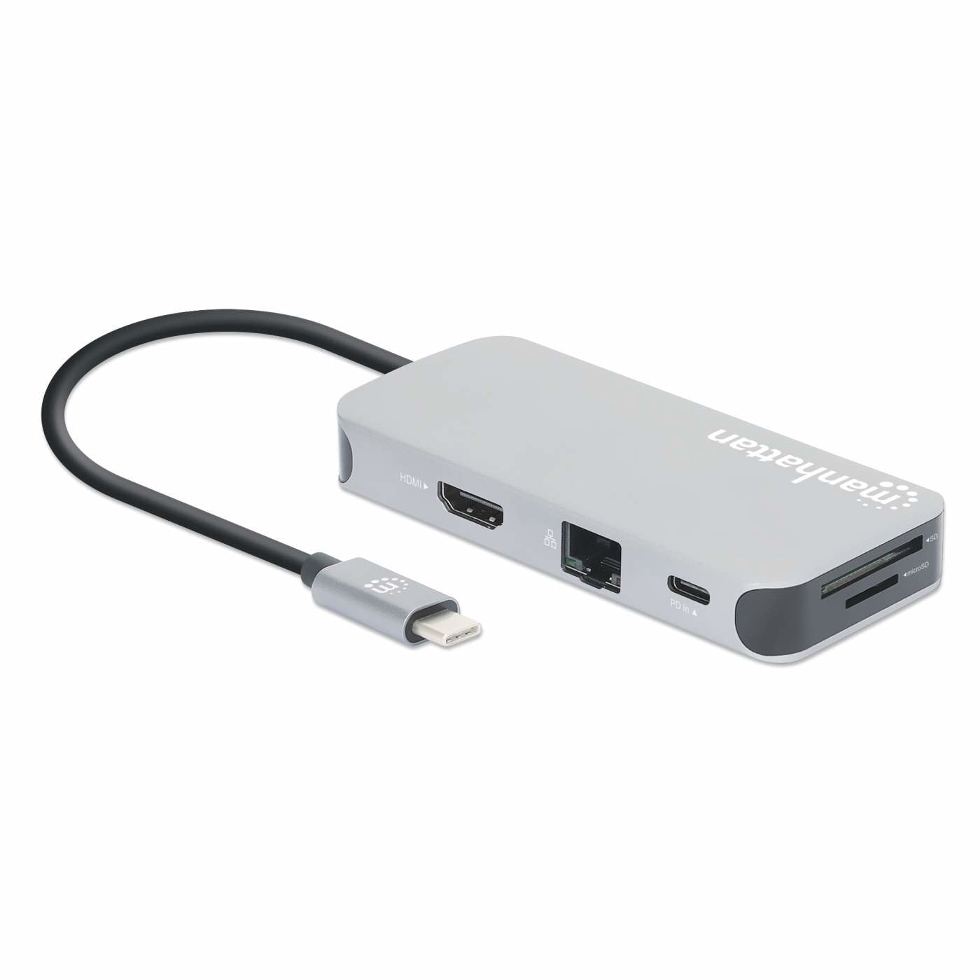 EAN 0766623130615 - Manhattan 130615 base para portátil y replicador de puertos Alámbrico USB 3.2 Gen 1 (3.1 Gen 1) Type-C Al imagen 2