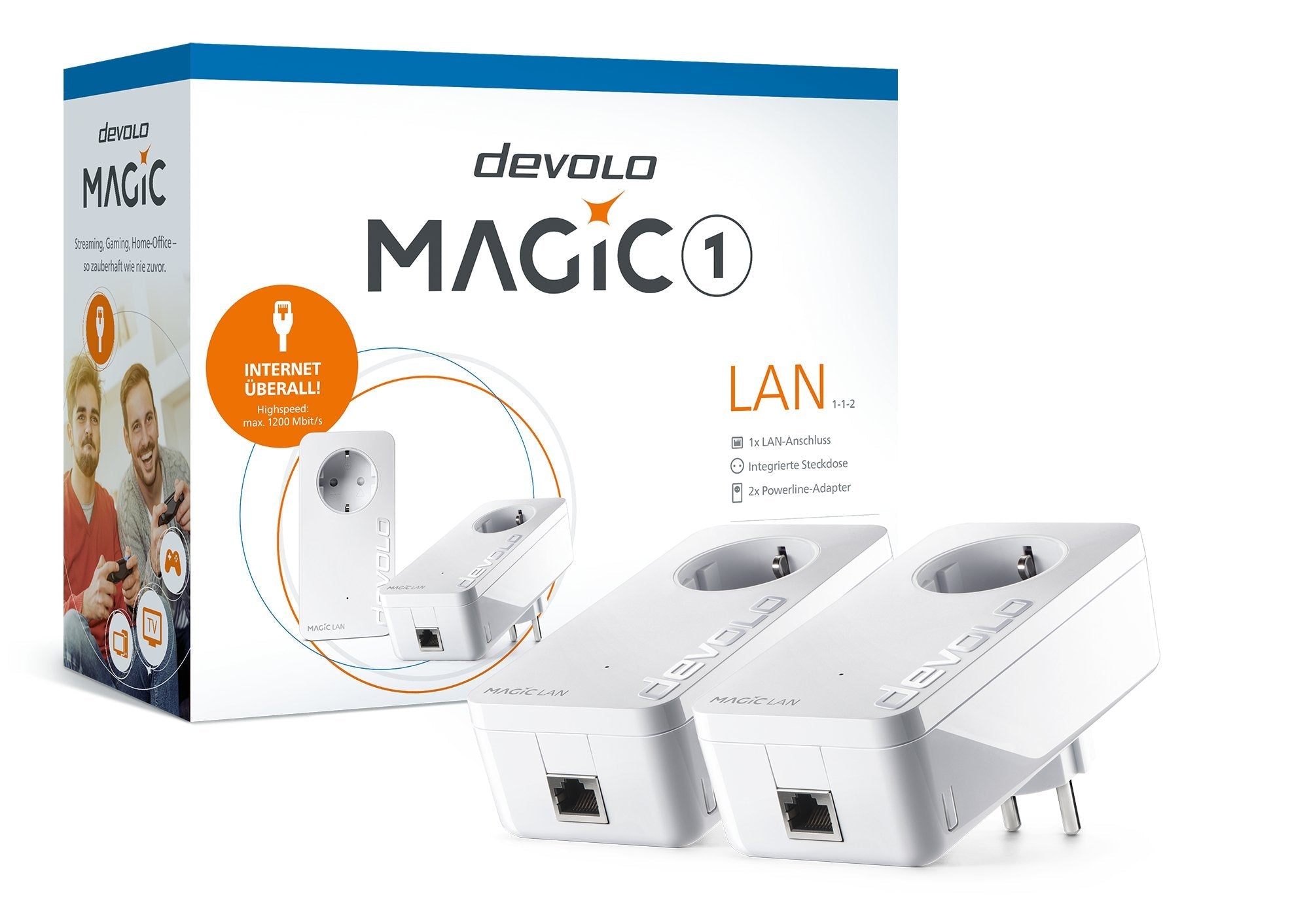 Kit Básico Devolo Magic 1 Lan 1-1-2, Powerline 8295